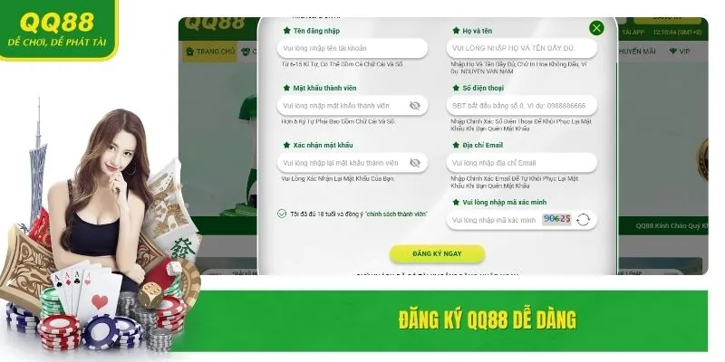 QQ88 - Nhà Cái Casino QQ88 Com Link Vào Mới Nhất T4/2025 15 Đăng ký QQ88 dễ dàng