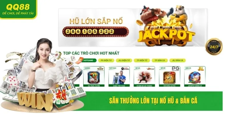 QQ88 - Nhà Cái Casino QQ88 Com Link Vào Mới Nhất T4/2025 13 Săn thưởng hấp dẫn tại Nổ hũ & Bắn cá